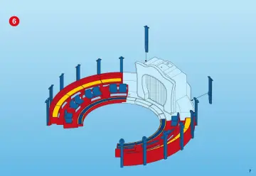 Bauanleitungen Playmobil 4230-A - Großes Zirkuszelt mit LED-Portal (7)