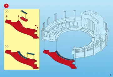 Notices de montage Playmobil 4230-A - Grand chapiteau de cirque (8)