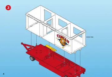 Bauanleitungen Playmobil 4232-A - Raubtier-Käfigwagen (4)