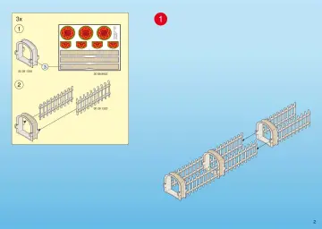 Notices de montage Playmobil 4233-A - Dresseur avec cage aux fauves (2)