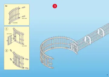 Notices de montage Playmobil 4233-A - Dresseur avec cage aux fauves (4)