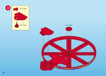 Bauanleitungen Playmobil 4234-A - Pferdedressur mit Drehmanege (4)