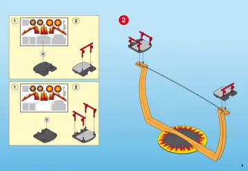 Notices de montage Playmobil 4236-A - Funambules avec piste d'acrobaties (3)