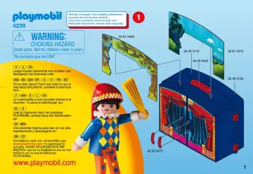 Notices de montage Playmobil 4239-A - Théâtre transportable (1)