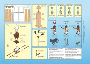Bauanleitungen Playmobil 4243-A - Pharaonentempel (4)