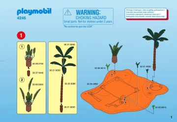 Bauanleitungen Playmobil 4246-A - Grabräuber-Versteck (1)