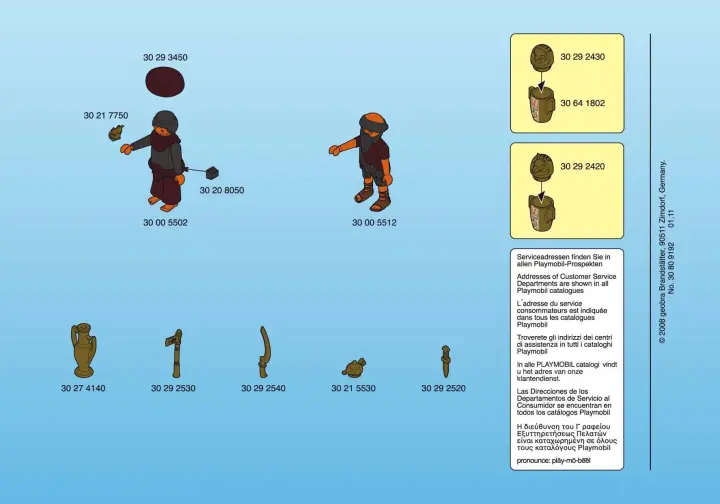 Notices de montage Playmobil 4247-A - Voleurs et dromadaires (2)