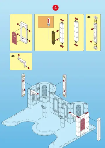 Notices de montage Playmobil 4250-A - Château de princesse (5)