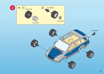 Notices de montage Playmobil 4259-A - Polizei-Einsatzwagen (3)