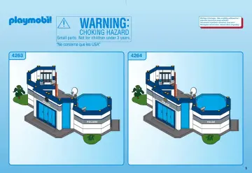 Bauanleitungen Playmobil 4263-A - Polizei-Hauptquartier (1)