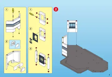Notices de montage Playmobil 4263-A - Polizei-Hauptquartier (3)