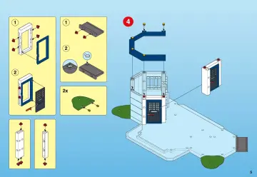 Bauanleitungen Playmobil 4263-A - Polizei-Hauptquartier (5)