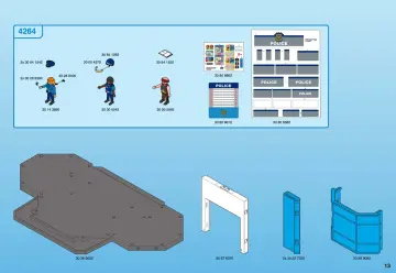 Bauanleitungen Playmobil 4263-A - Polizei-Hauptquartier (13)