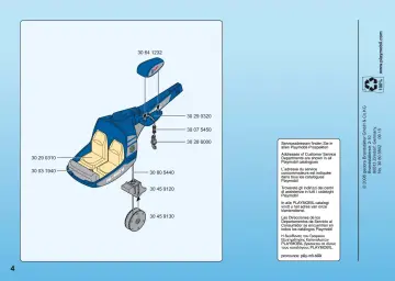 Notices de montage Playmobil 4267-A - Hélicoptère de police (4)