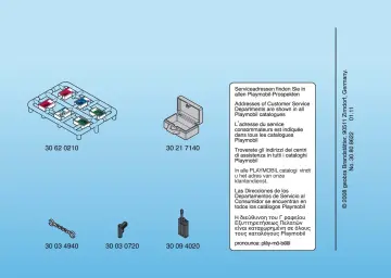 Notices de montage Playmobil 4268-A - Geldräuber-Festnahme (2)