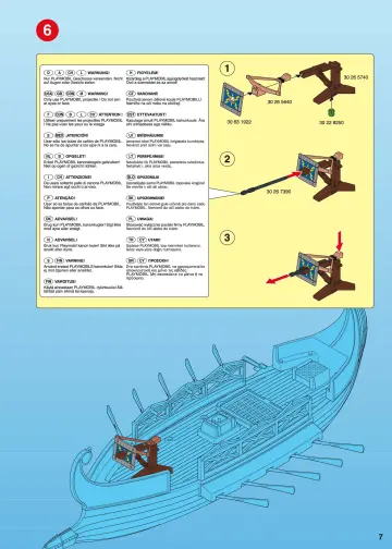 Notices de montage Playmobil 4276-A - Galère romaine (1) (7)