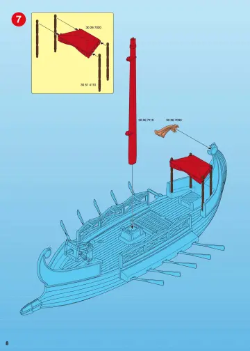 Notices de montage Playmobil 4276-A - Galère romaine (1) (8)
