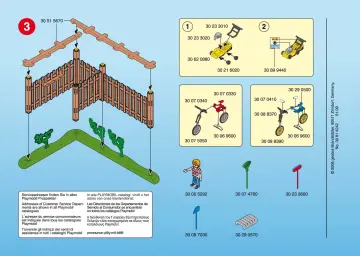 Notices de montage Playmobil 4280-A - Abri pour vélos et outils de jardinage (2)