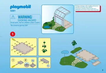 Bauanleitungen Playmobil 4281-A - Wintergarten mit Sonnenterrasse (1)