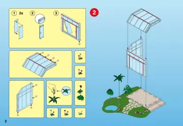 Bauanleitungen Playmobil 4281-A - Wintergarten mit Sonnenterrasse (2)