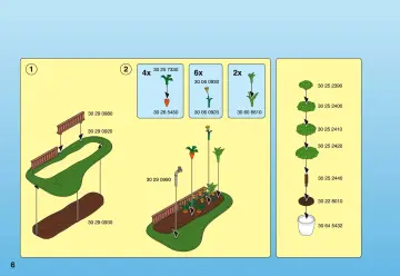 Notices de montage Playmobil 4281-A - Véranda et jardin (6)