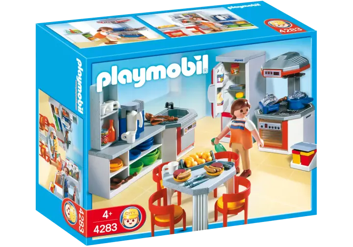 Playmobil 4283-A - Große Wohnküche - BOX