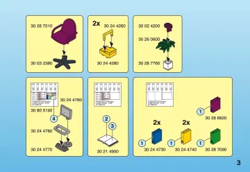 Bauanleitungen Playmobil 4289-A - Arbeitszimmer (3)
