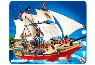 Playmobil 4290-A - Großes Piraten-Tarnschiff