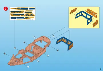 Bauanleitungen Playmobil 4290-A - Großes Piraten-Tarnschiff (3)