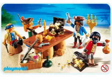 Playmobil 4292-A - Piratenbande mit Beuteschatz