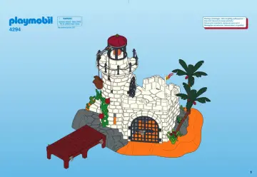 Bauanleitungen Playmobil 4294-A - Soldatenbastion mit Leuchtturm (1)