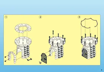 Bauanleitungen Playmobil 4294-A - Soldatenbastion mit Leuchtturm (8)