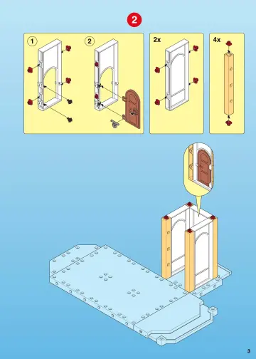 Bauanleitungen Playmobil 4296-A - Kirche (3)