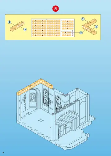 Bauanleitungen Playmobil 4296-A - Kirche (8)