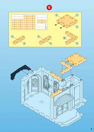 Bauanleitungen Playmobil 4296-A - Kirche (9)