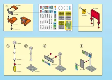Bauanleitungen Playmobil 4303-A - Bahnhofseinrichtung (2)