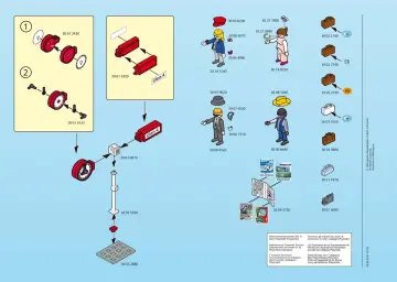 Bauanleitungen Playmobil 4303-A - Bahnhofseinrichtung (4)