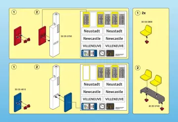 Notices de montage Playmobil 4304-A - Voyageurs / quai de gare (4)