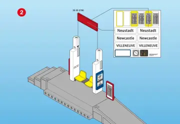 Notices de montage Playmobil 4304-A - Voyageurs / quai de gare (5)