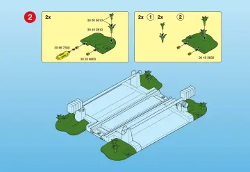 Notices de montage Playmobil 4306-A - Passage à niveau (3)