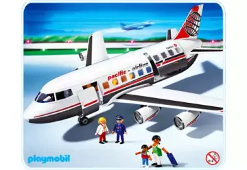 Playmobil 4310-A - Commandant / passagers / avion (1)