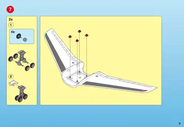 Bauanleitungen Playmobil 4310-A - Großes Verkehrsflugzeug (8)