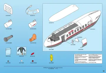 Bauanleitungen Playmobil 4310-A - Großes Verkehrsflugzeug (12)