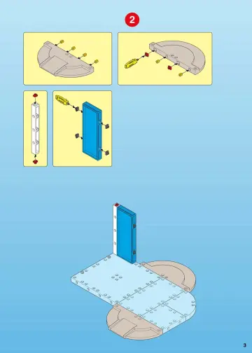 Notices de montage Playmobil 4311-A - Aéroport / passerelle d'embarquement (3)