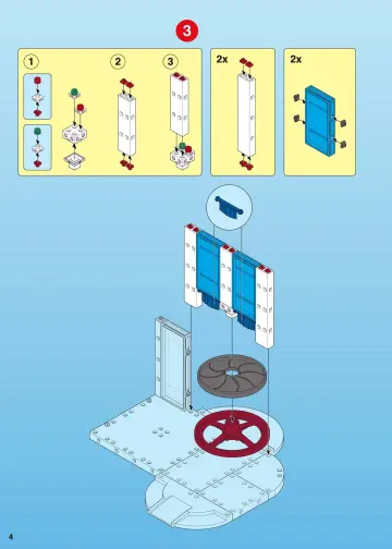 Notices de montage Playmobil 4311-A - Aéroport / passerelle d'embarquement (4)