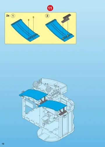 Notices de montage Playmobil 4311-A - Aéroport / passerelle d'embarquement (12)