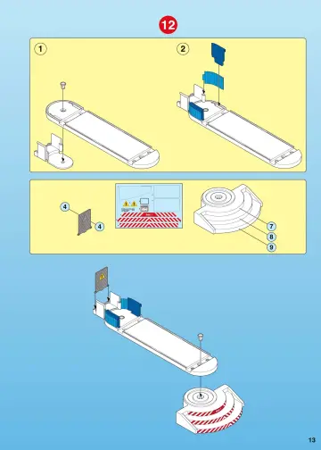 Notices de montage Playmobil 4311-A - Aéroport / passerelle d'embarquement (13)