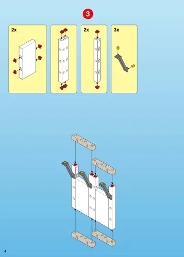 Notices de montage Playmobil 4314-A - Manutentionnaires / entrepôt / chariot élévateur (4)