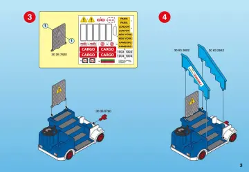 Bauanleitungen Playmobil 4315-A - Cargo- und Treppenfahrzeug (3)