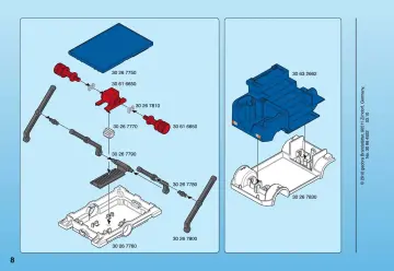 Notices de montage Playmobil 4315-A - Agents / porte-containers / escalier mobile (8)